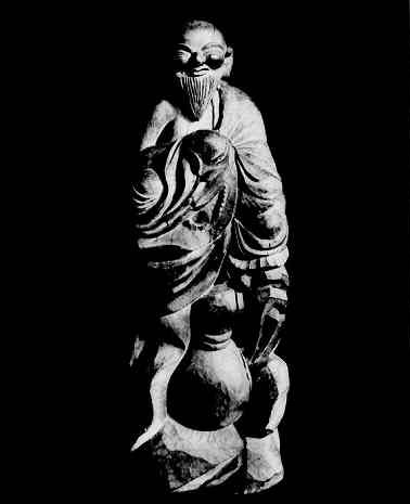 Self-portrait (age 84), Mingeikan Collection. Source: Yanagi (1925) photo book, no. 51