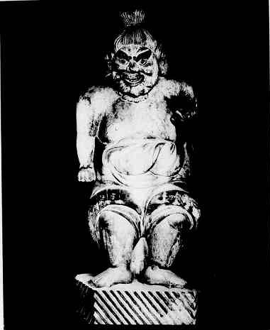 Niō Guardian (right), Shinpuku-ji. Source: Yanagi (1925) photo book, no. 74
